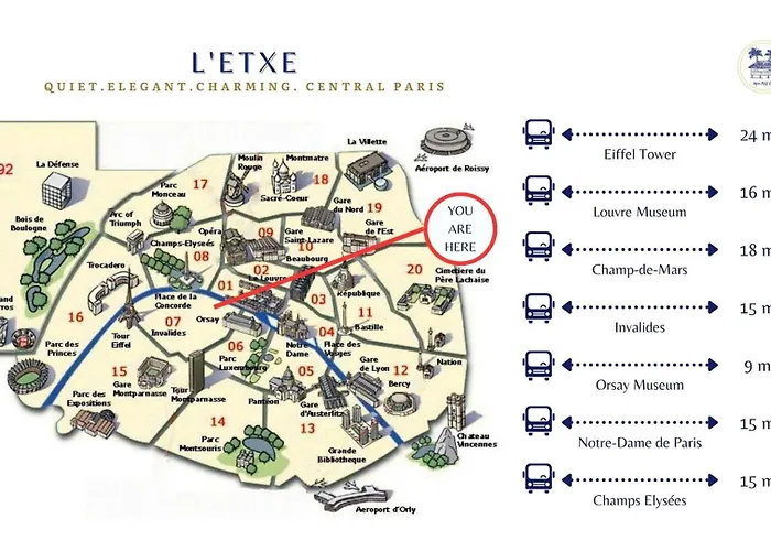Апартаменты L'etxe - Duplex - Bright & Renovated - By Mon Petit Fare Париж